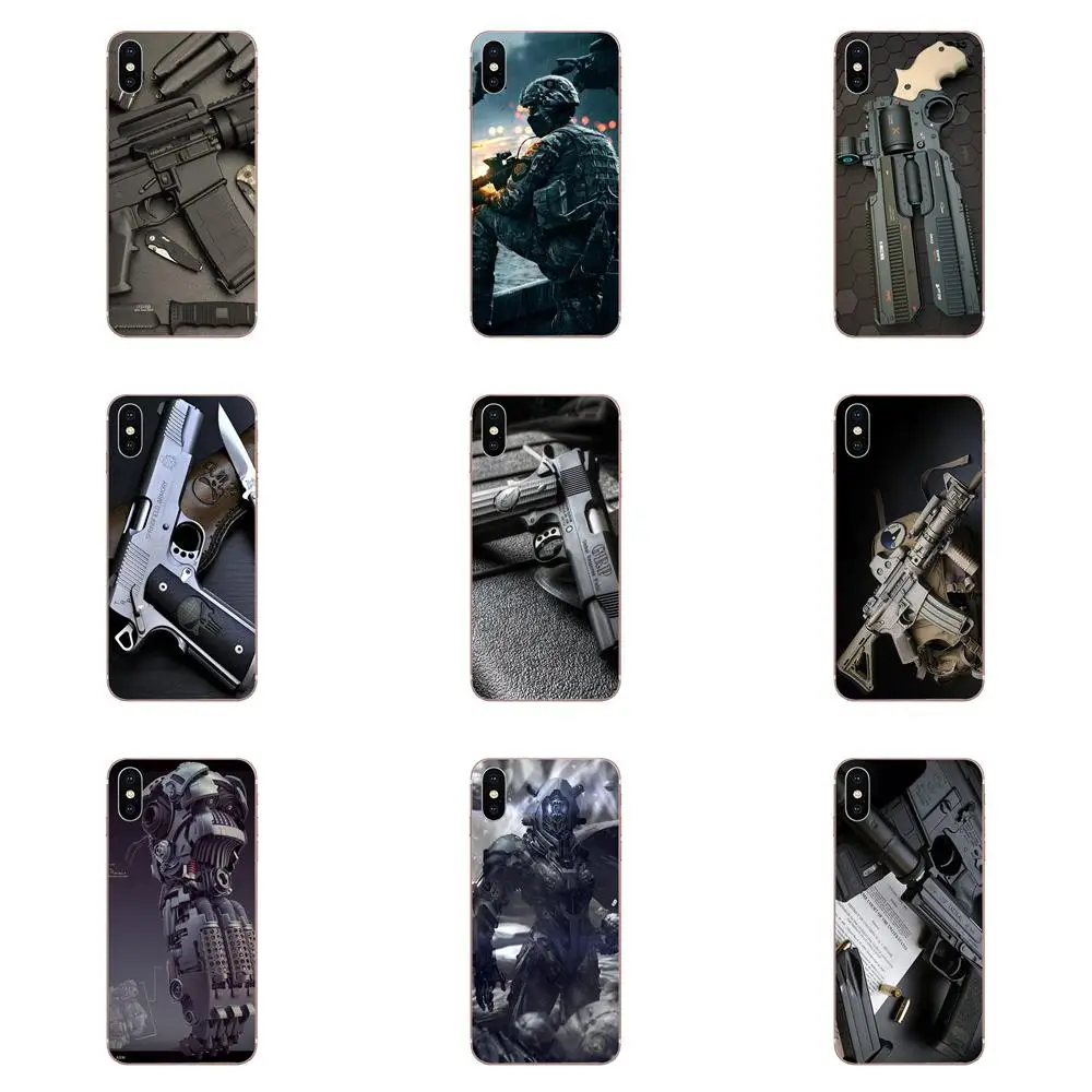 Мягкий популярный для Xiao mi 3 4 4C 4i 5 5s 5X6 6X8 SE Pro Lite A1 Max x 2 Note военный фанат оружие |