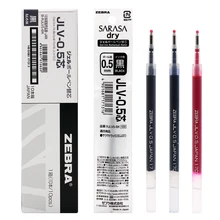 Zèbre SARASA – recharges pour stylos à Gel, 5 pièces, 0.4/0.5mm, séchage rapide, noir, bleu, rouge, JLV