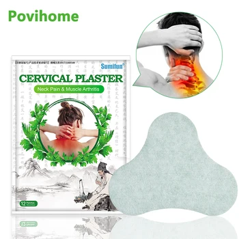 

36pcs=3bags Pain Relief Patch Cervical Wormwood Medical Plaster For Extract Neck Shoulder Back Sticker Painkiller Ointment D2958