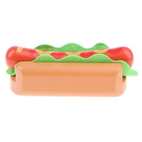 Wooden Hot Dog Kitchen Food Play  Developmental Pretend Play Birthday Gift 1