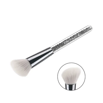 

Daubigny Gray Diamond Crystal Blush Make Up Cosmetics Makeup Aluminum Brushes Soft Face Makeup Blending Kabuki Highlighter Brush