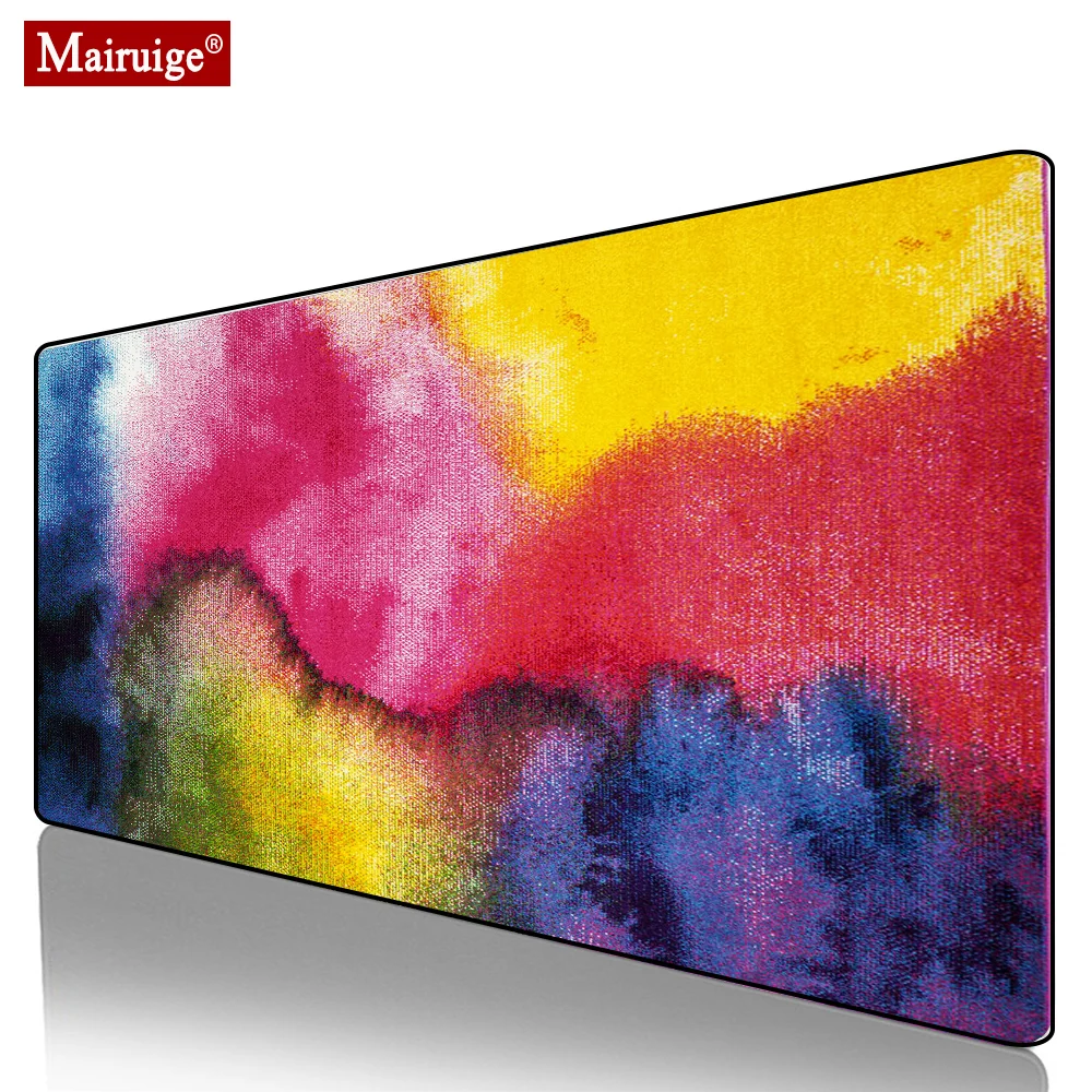 

Persian Rug Colorful Painting Mouse Pad XXL Gamer Desk Mat Large Keyboard Pad Home Decoration Gaming MousePad 90x40cm/70x30cm
