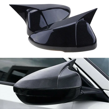 

2pc Rearview mirror cover For Honda Accord 2018-2020 Carbon Fiber ABS Look Rear View Mirror Cover