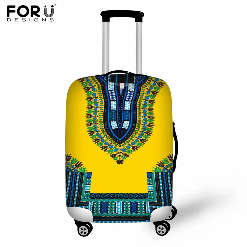 L4955 FORUDESIGNS, Африканский этнический традиционный принт, чехол для чемодана, защитный, для женщин, винтажный, для путешествий, аксессуары, на молнии, чехол для чемодана - Цвет: L4955