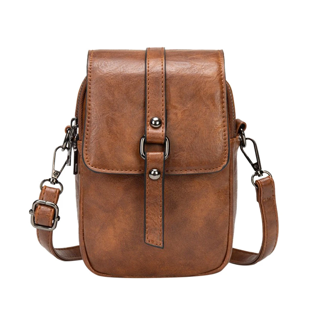 Aelicy, модная женская сумка на плечо из искусственной кожи, сумки через плечо, деловая коричневая однотонная сумка-мессенджер с клапаном, 1126