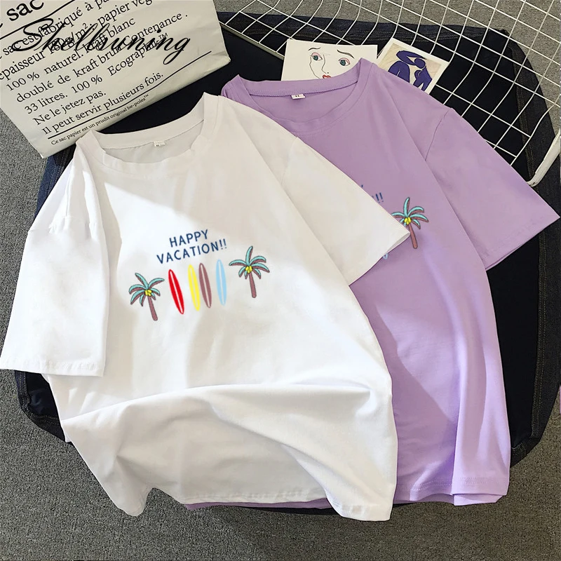 Shellsuning 2020 летняя новая женская футболка эластичный негабаритный мягкий джемпер