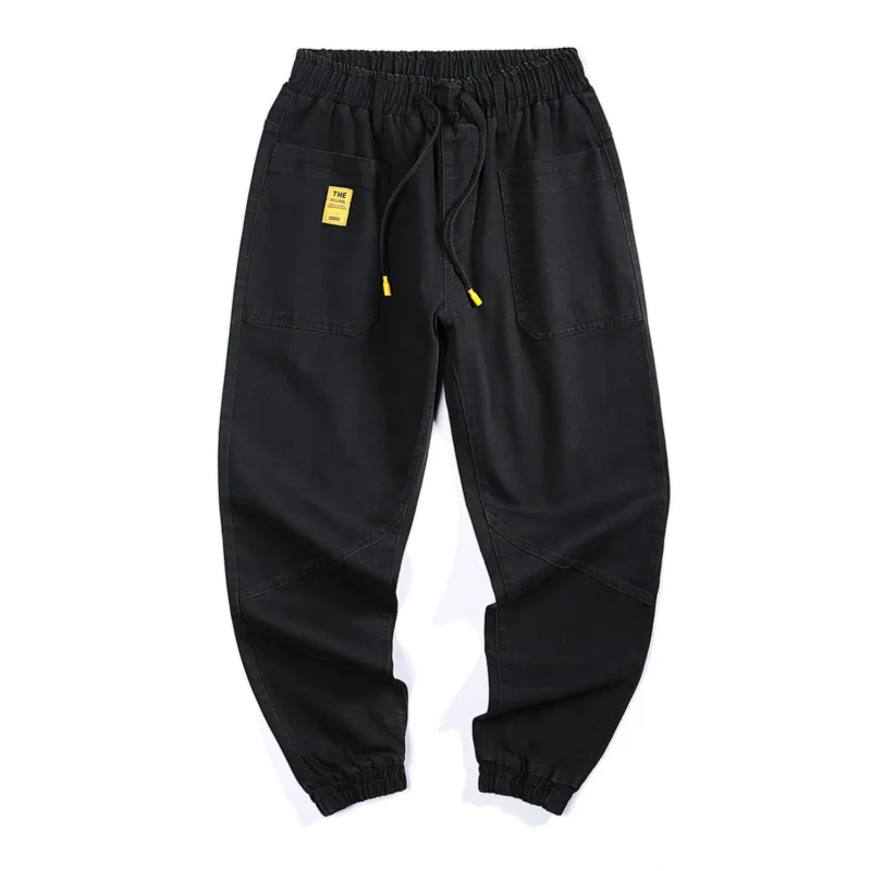 

Harlan pants autumn pants men classic straight large size jeans men loose youth elastic pants XL