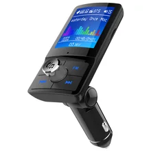 1,7" ЖК Bluetooth Автомобильный MP3-плеер Bluetooth автомобильный комплект fm-передатчик комплект для громкой связи Aux In 5EQ музыка 2-USB зарядное устройство