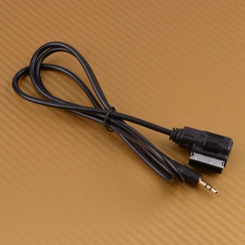 

Black AMI MMI AUX 3.5mm Jack Car Audio Music Interface Adapter Cable Fit for Skoda VW Passat Audi A5 Q5 Q7 S8 TT R8 A8