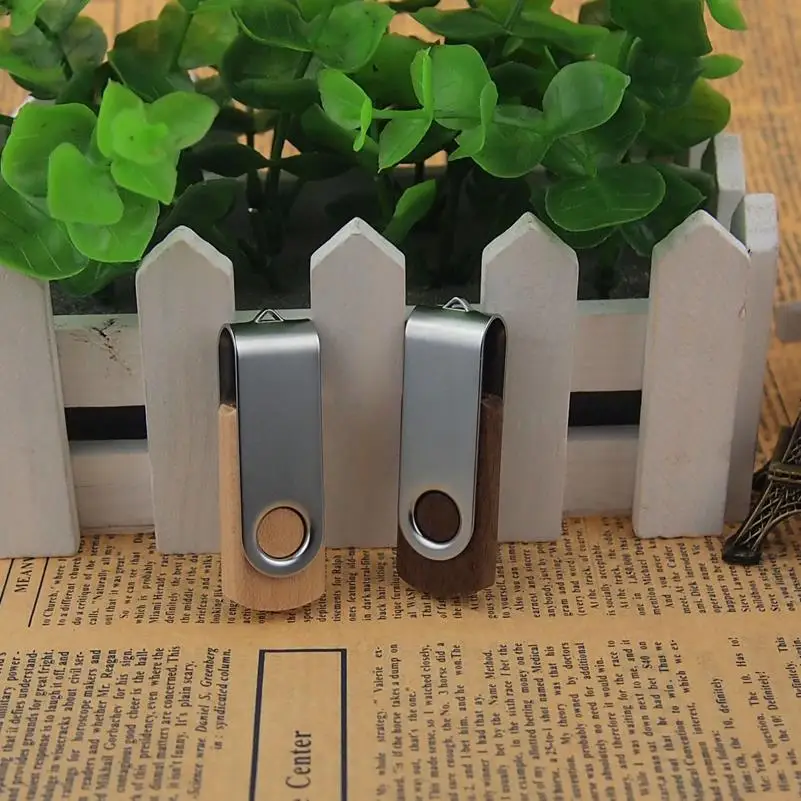 Поворачивается деревянный USB pendrive u диск USB2.0 флеш накопитель 4GB/8GB/16GB/32GB/флеш