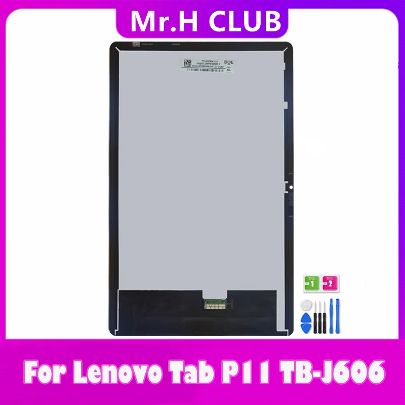 11-дюймовый оригинальный протестированный для Lenovo Tab P11 TB-J606F J606 ЖК-дисплей