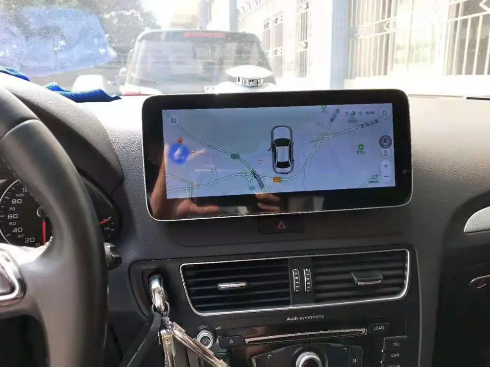 HFCYJIA 10,2" Android 9,0 Авто gps Navi экран для Audi Q5 09-16 ips Сенсорный Стерео 2+ 32 Гб ram wifi SWC BT стерео AUX ips