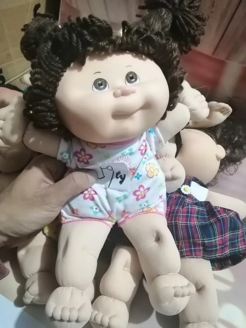 Lovely Cabbage Patch Kids Baby Doll Bounces Back Collects Birthday Gifts  For Girls Body Not Orignal - Dolls Accessories - AliExpress