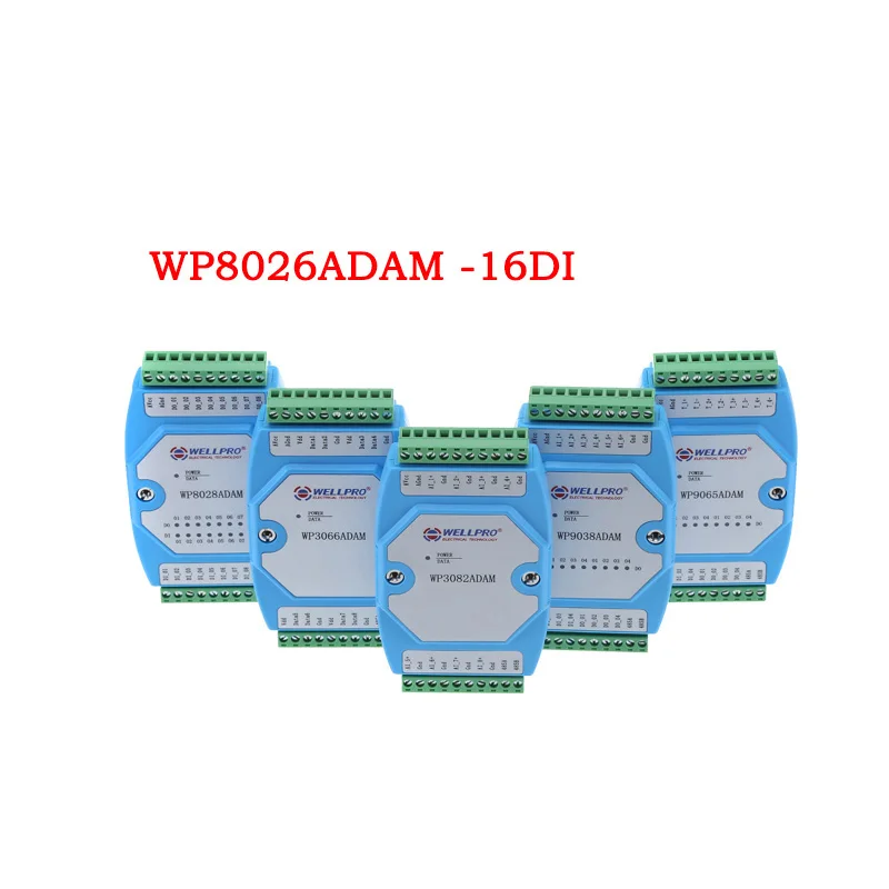 Модуль ввода цифровых сигналов коммутационный модуль Lsolated 16Channel DI MODBUS WP8026ADAM