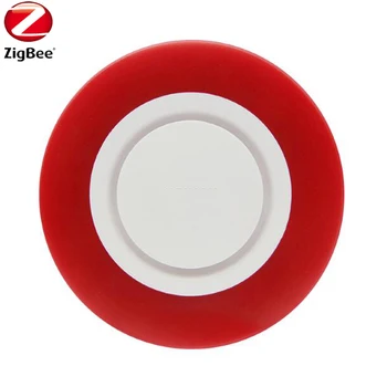 Compatible with Home Assistant, Kaku,Conbee II Red Flashing 95dB HEIMAN Zigbee 3.0 Alarm Siren HS2WD-E