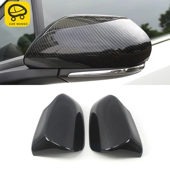 

CARMANGO for Toyota C-HR 2018 2019 2pcs Auto Car Styling Rearview Mirror Chrome Cover Trim Frame Sticker Exterior Accessories