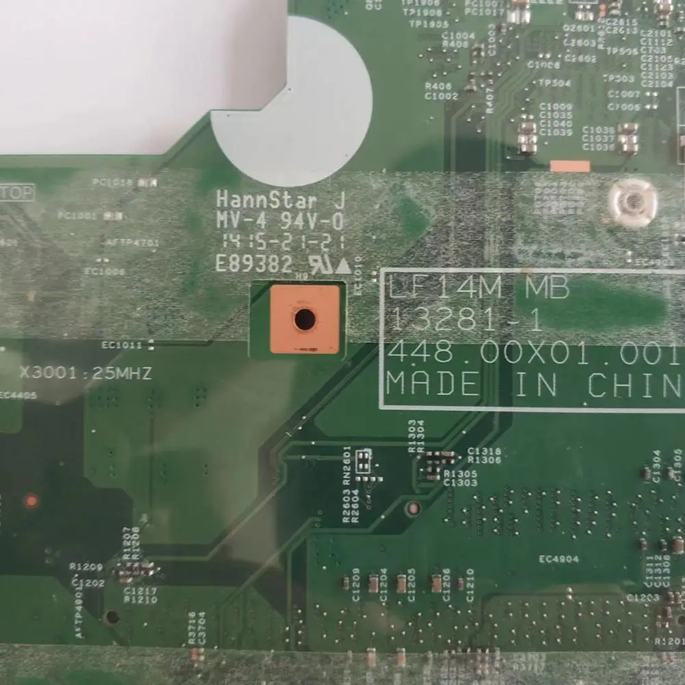 buy  New motherboard for 13281-1 LF14M 448.00X01.0011 FLEX 2-14 laptop motherboard com CPU I5 DDR3 100% 