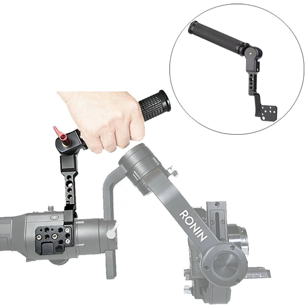 

Рукоятка JINTU Ronin-SC для DJI Ronin SC w, крепление холодного башмака для монитора/микрофона светодиодный светильник Ки, снимки с низкого угла, карданный держатель для видеосъемки