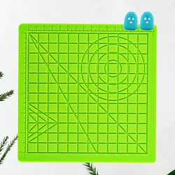 Tapis en Silicone pour imprimante 3D, 1 lot de tampons pour stylos d'impression 3D, Graffiti multi usages avec deux doigts 