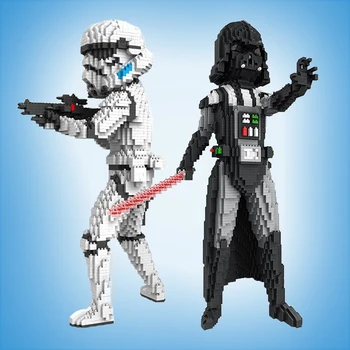 

Blocks Figures War Soldiers Darth Vader Imperial Storm Soldiers Model Mini Figurines Kids Toy For Children Girl Boy
