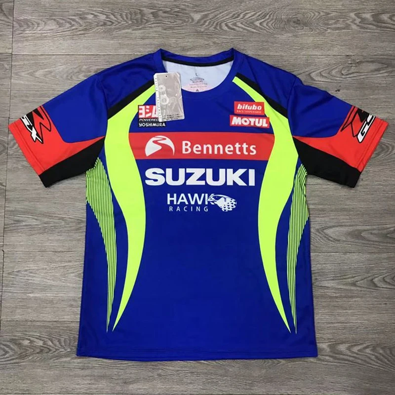 original tag Knight MOTO GP гоночная команда для SUZUKI GSX GSXR 600 750 GSXR1000 k1 k6 гоночная команда для верховой езды спортивная быстросохнущая футболка командная рубашка - Цвет: original tag
