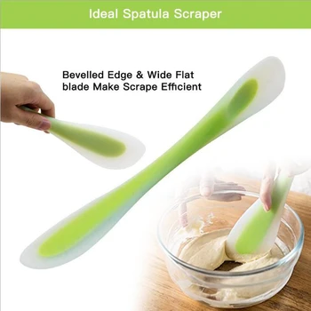 

Multpurpose Silicone Spatula Spoon,Silicone cream spatula, double head, salad mixing, baking spatula