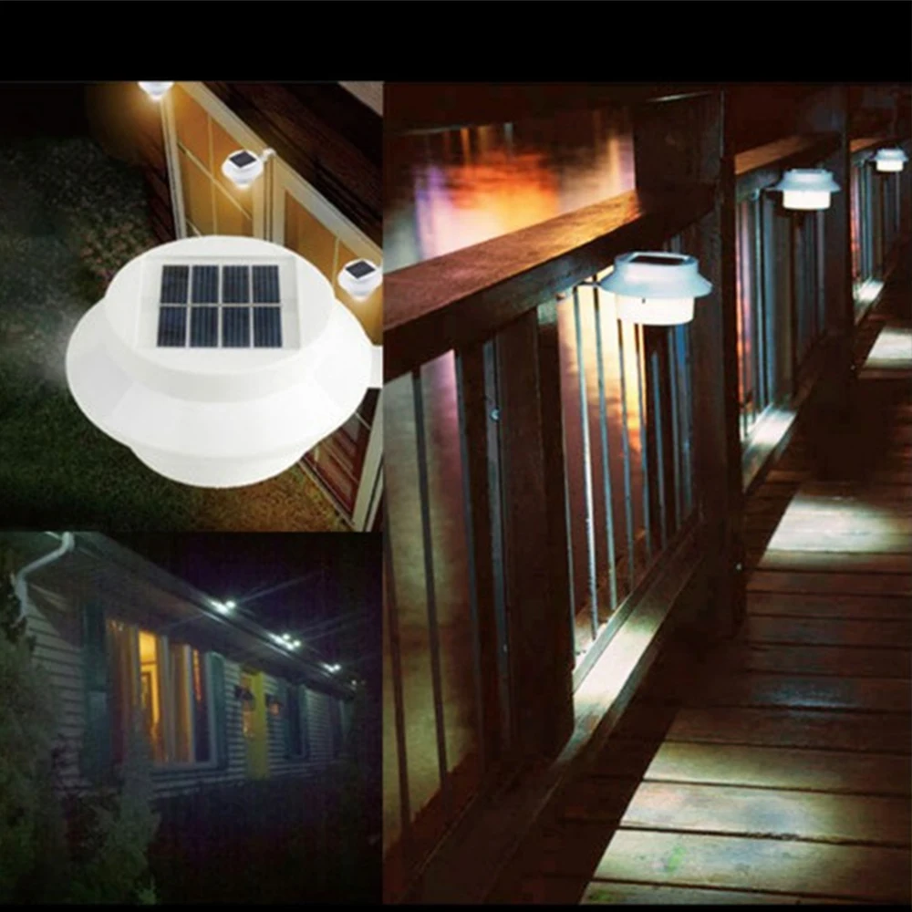 DC1.2V Solar Fence Light Sink Aisle Light Outdoor LED Corridor Eaves Courtyard Villa Decoration Lighting