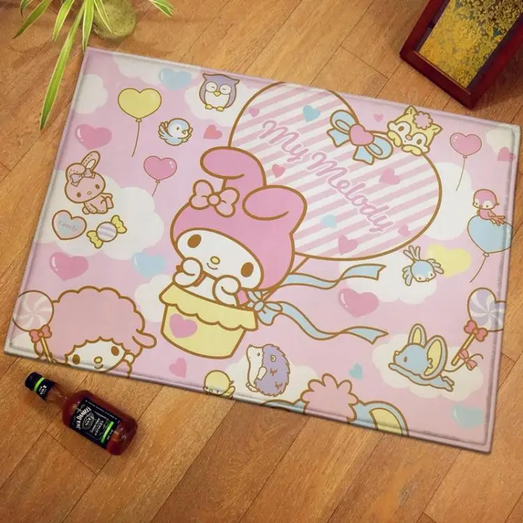 1 шт. My Melody аниме ковер украшения для дома мягкие ковры мультфильм Спальня коврики для ванной плюшевые коврики Коврик