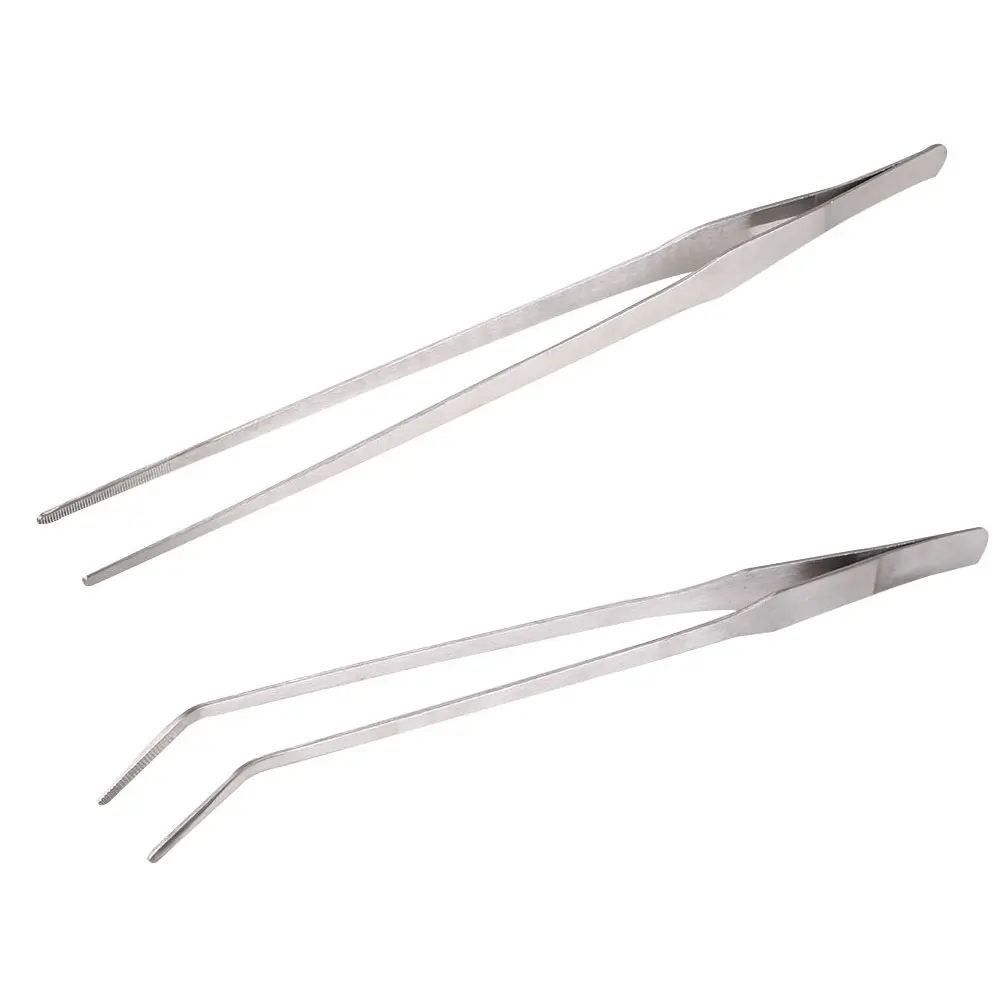 Аквариум пинцет Клип ножницы из нержавеющей стали длинные B риф инструмент