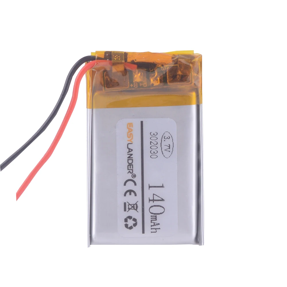 302030 3 7 V 140mAh литий-полимерный ионный аккумулятор для Bluetooth гарнитуры браслет