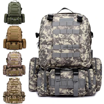 

Multifunctional Outdoor Backpack Camping Climbing Hiking Backpacks Military Tactical Backpack Molle Bag Camouflage Sport Bag