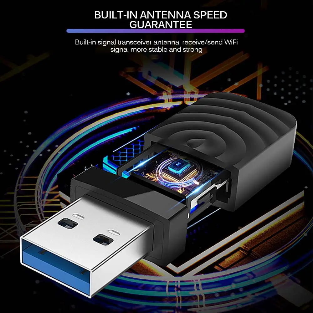 1300 Мбит/с USB беспроводной 2 4G &amp 5 8G Wifi адаптер высокоскоростная сетевая карта ТВ