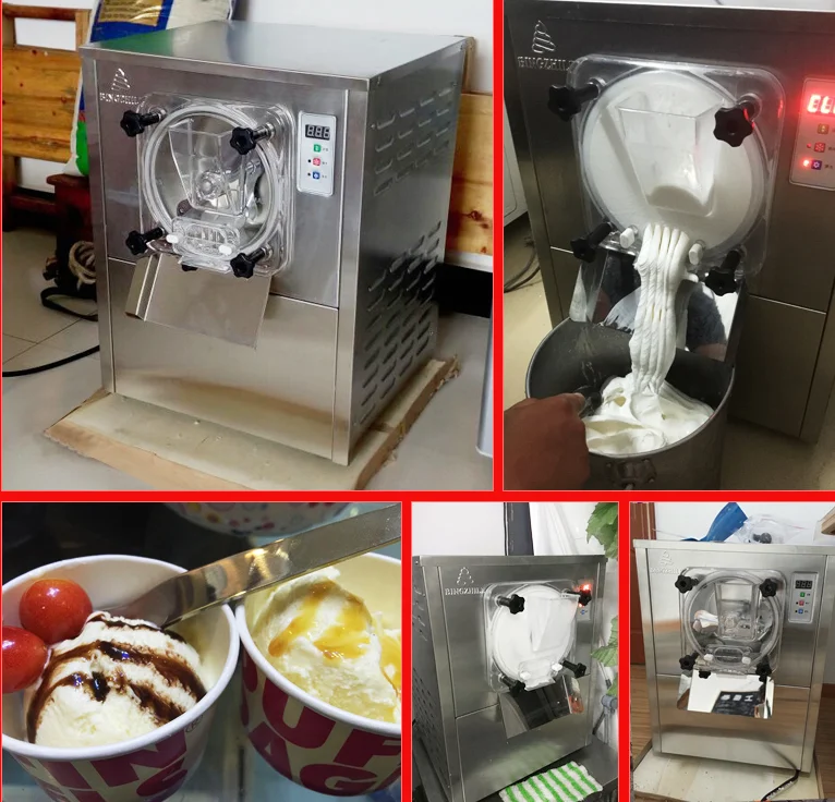 Высокое качество 25L/H gelato твердое мороженое делая морозильник для мелкофасованного продукта машина для продажи