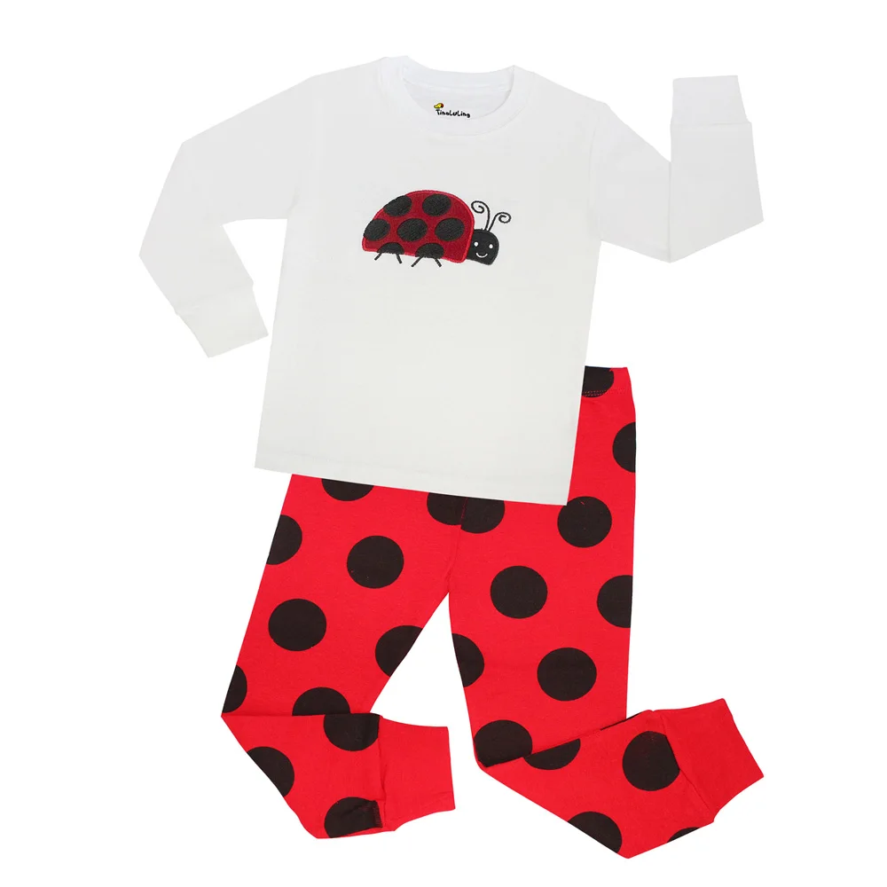 Новая брендовая Пижама, детский пижама для мальчиков, хлопок, длинный рукав, модная Пижама с рисунком панды для девочек, пижама с единорогом - Цвет: NO7