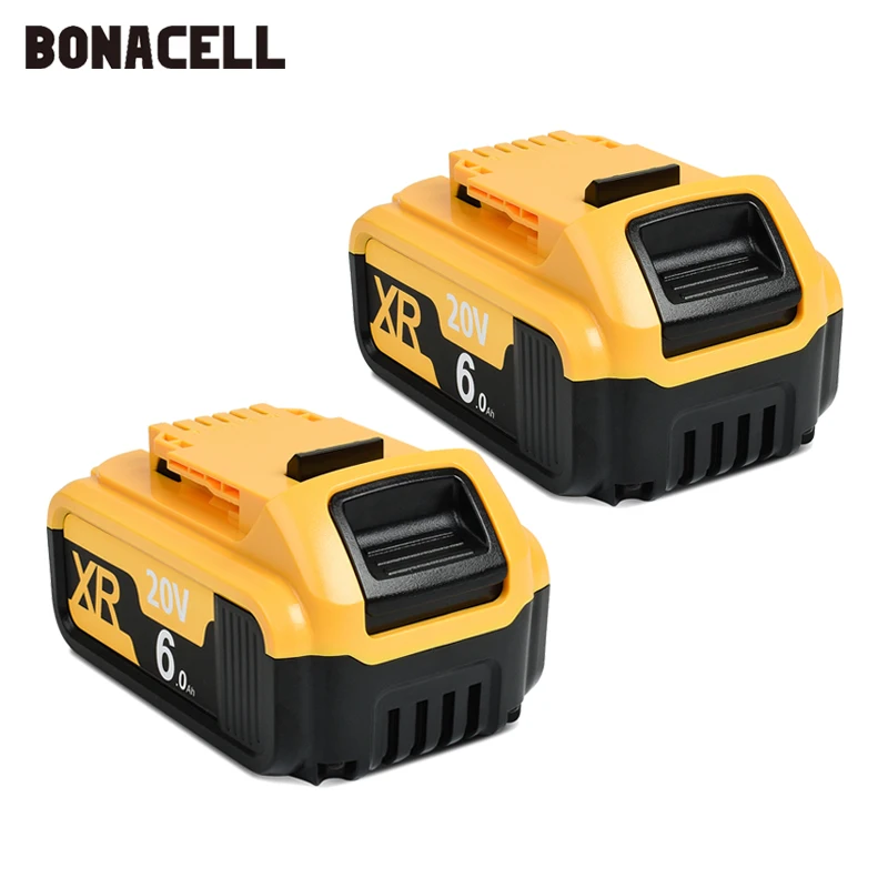 Сменный аккумулятор Bonacell 6 0 Ач DCB182 20 вольт батарея для электроинструмента DEWALT DCB200