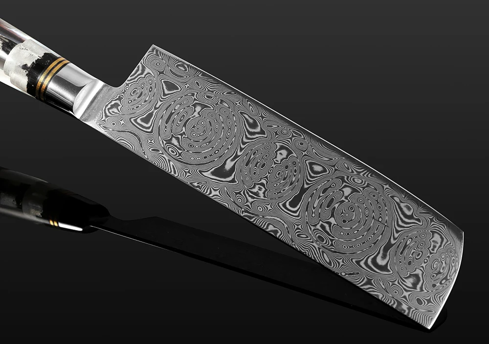  XITUO Kitchen Chef Knife Damascus Powder Steel Sharp Cleaver Slicing Gyuto Utility Knife Cooking To - 4000311312947