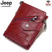 

New Clutch Women Genuine Leather Purses Female Cowhide Wallets Lady Small Coin Pocket Rfid Card Holder Mini Money Bag Portable