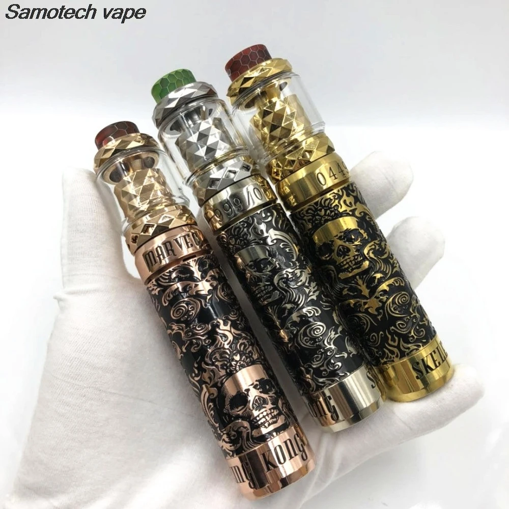 

Marvec Skeleton King Kong Mod kit 4.2ml Atomizer 26mm diameter 18650 20700 21700 battery High quality Electronic cigarette kit