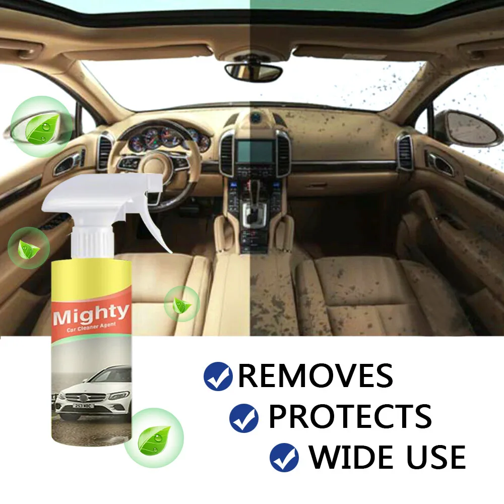 Mighty Glass Cleaner Анти туман агент спрей Автомобильный Очиститель окна Windshie