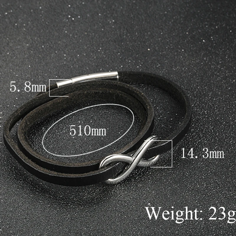 Hot Sale Retro Multi-Layer Leather Bracelets For Man Handmade Charm Bangle Wrap Multilayer Male Gift