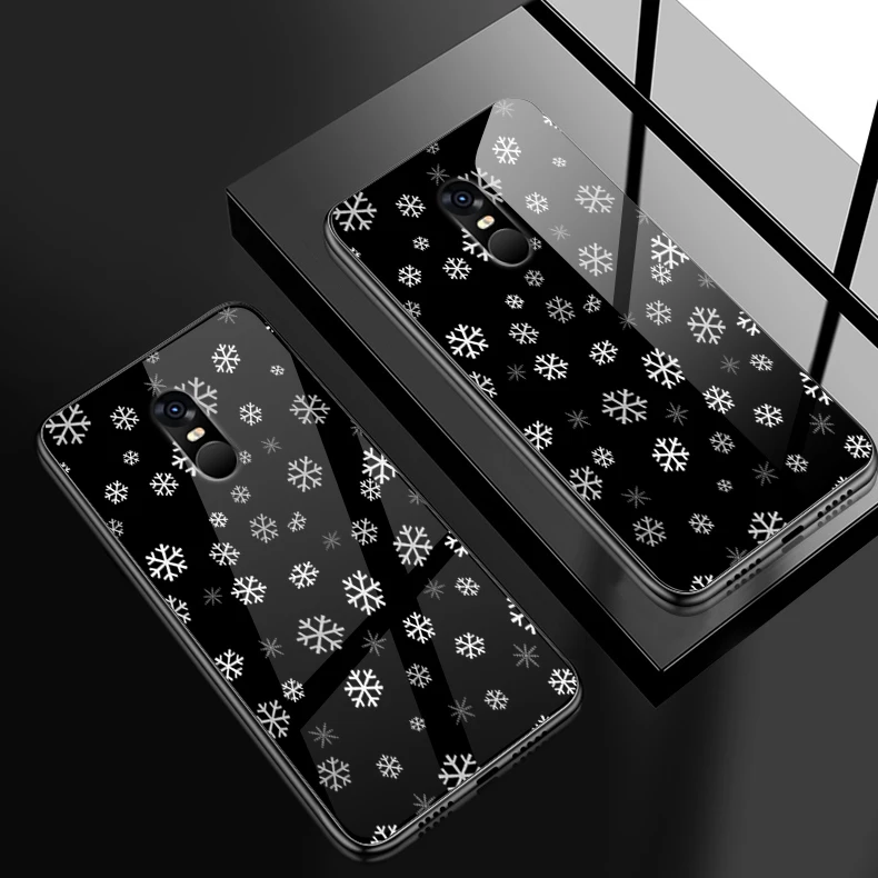 for Xiaomi 5X 6X 8 9 SE A1 A2 Lite Anti Knock Tempered Glass Cover for Redmi Note 4X 5A 6 7 Pro Prime Luxury Fashion Hard Case - Цвет: W293