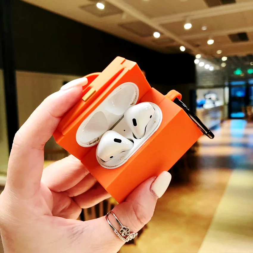 3D Silicone luxury Fashion Handbag Women's Shockproof Headphone Cases For Apple Airpods 1 2 Silicone Earphone Protection Cover (8)