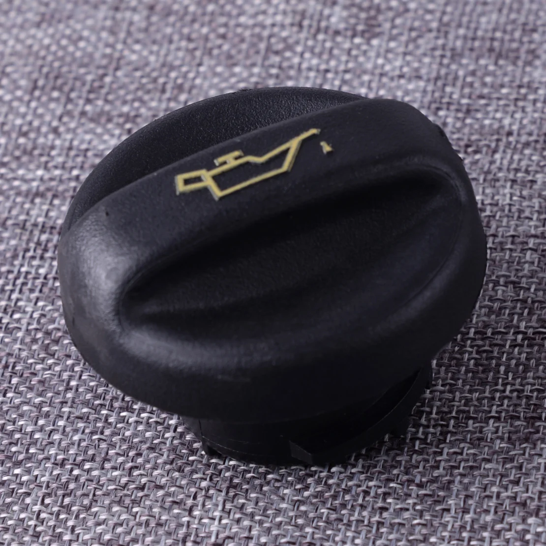 

DWCX Car Accessories Easy Installation Replacement Engine Oil Filler Cover Cap Black Fit for Peugeot 206 207 307 308 407 508 806