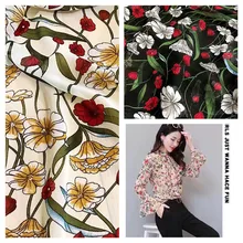 Tissus Tecidos бязь печати шифон Hanfu ткань подключения платье юбка без подкладки Верхняя одежда S Костюмы Материал ткани