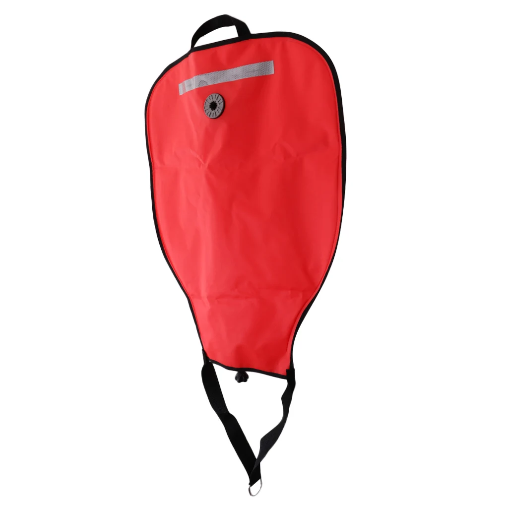 Heavy Duty 50lbs Capacity 50 Pound Open Bottom Scuba Diving Lift Bag with Dump Valve Scuba Diving 50lb Lift Bag