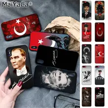 Чехол для телефона MaiYaCa с флагом Турции, Анталия, Мустафа, Кемаль, Ататюрк, ТПУ для iphone 11 pro 8 7 66S Plus X XS MAX 5s SE XR