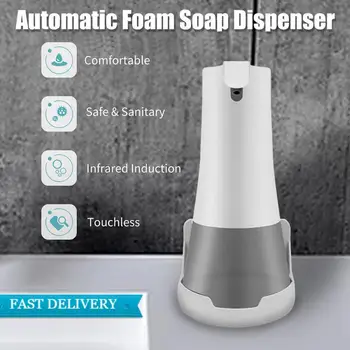 

350ML Waterproof Foam Liquid Soap Dispenser Automatic Soap Dispenser Sensor Touchless Hand Washer Soap Dispenser Pump