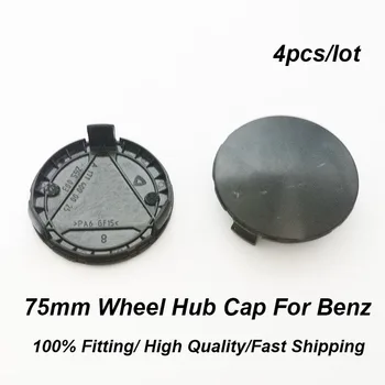 

4pcs/set Car Styling 75MM 7.5CM Wheel Rim Center Cap ABS 3 pins Black Base Auto Wheel Hub Cap Badge Covers