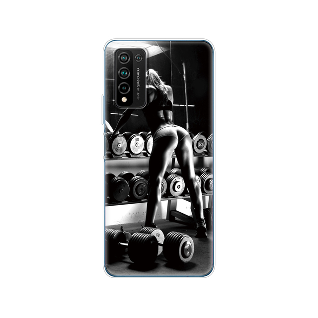 Honor 10X Lite Case Silicon TPU Soft Back Cover Phone Case For Huawei Honor 10X Lite Bumper 10XLite Funda Etui Bag Shell