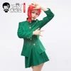 HSIU Anime JoJo's Bizarre Adventure Role wig Kakyoin Noriaki cosplay Wig Red curl  high temperature fiber wig Cap ► Photo 3/6